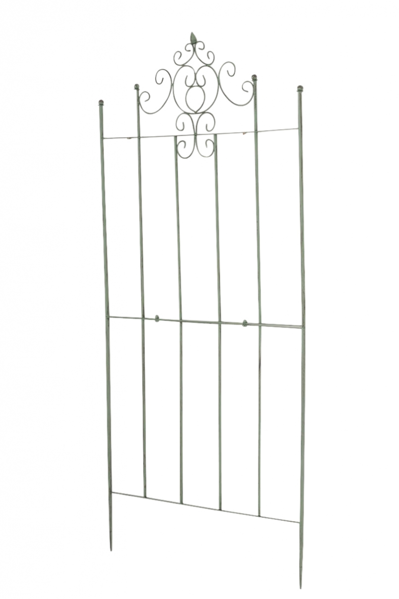 Mřížka na popínavé rostliny Paula - 180 x 85,5 cm - Zelená antik