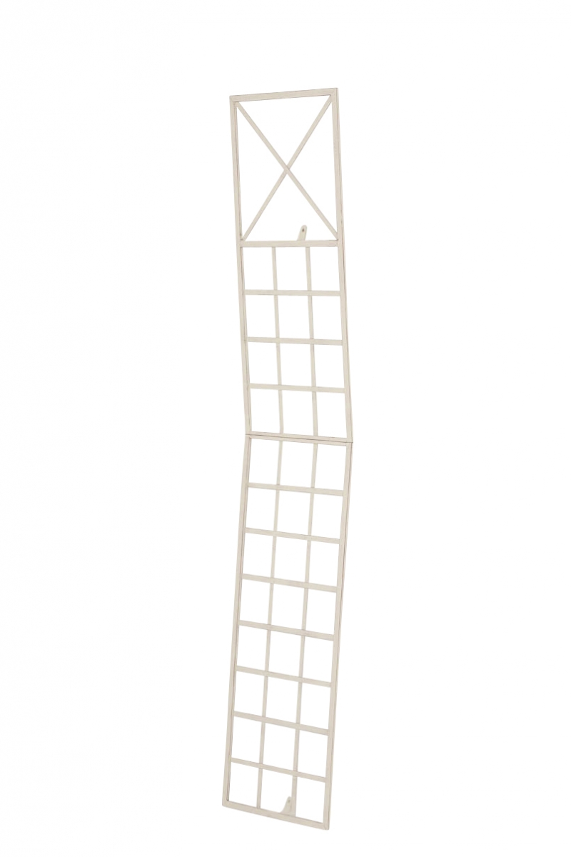Mřížka na popínavé rostliny Trigo - 198 x 40 cm - Krémová antik