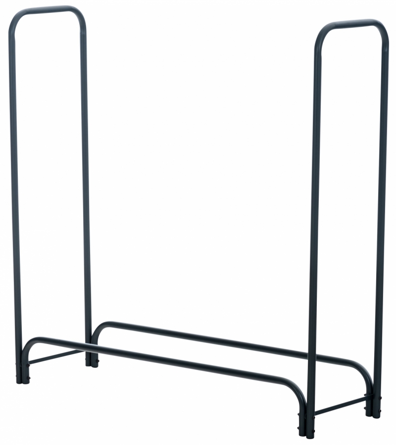 Stojan na palivové dřevo Wilster 316789 - 120x120x36 cm, kov antracit
