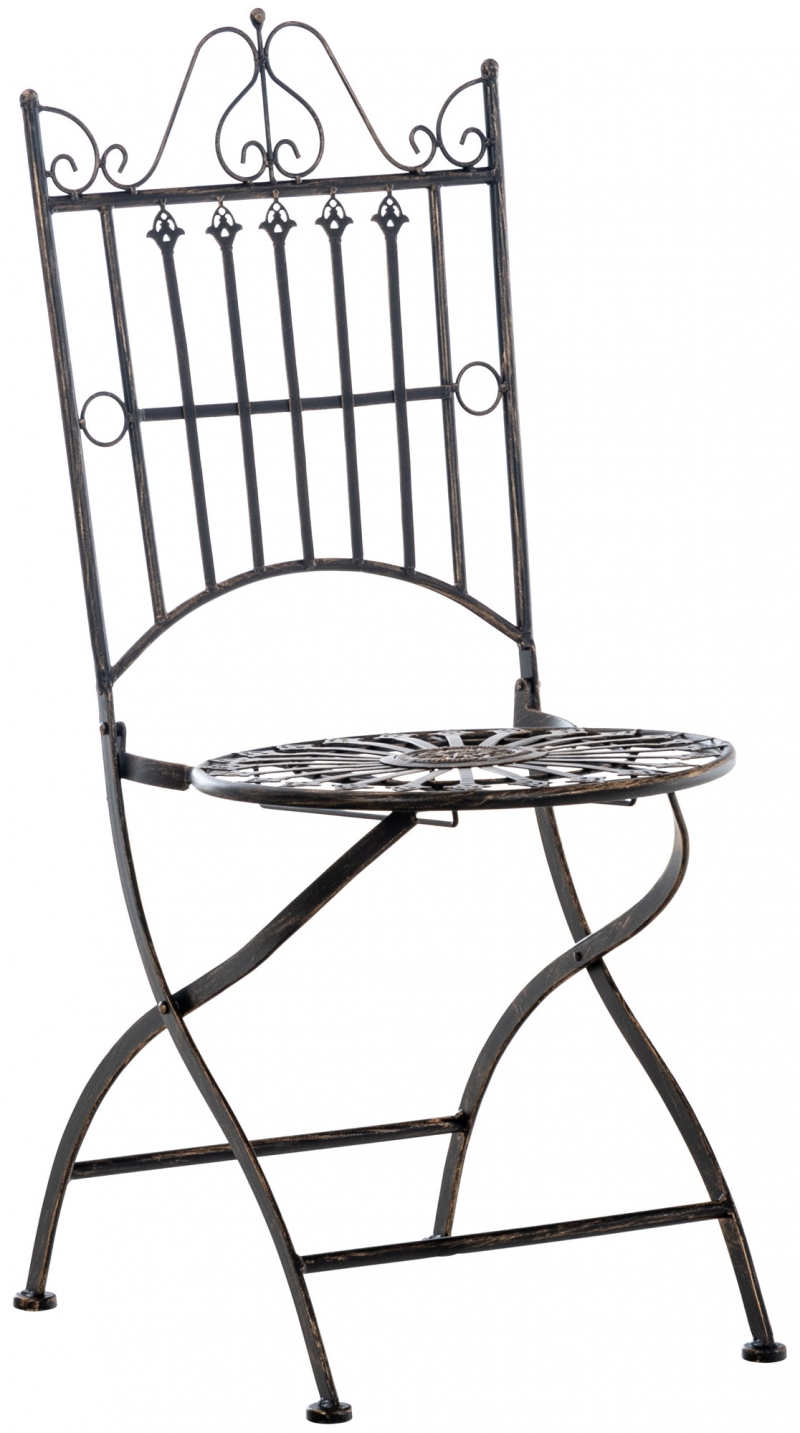Kovová židle Sadao - Bronzová