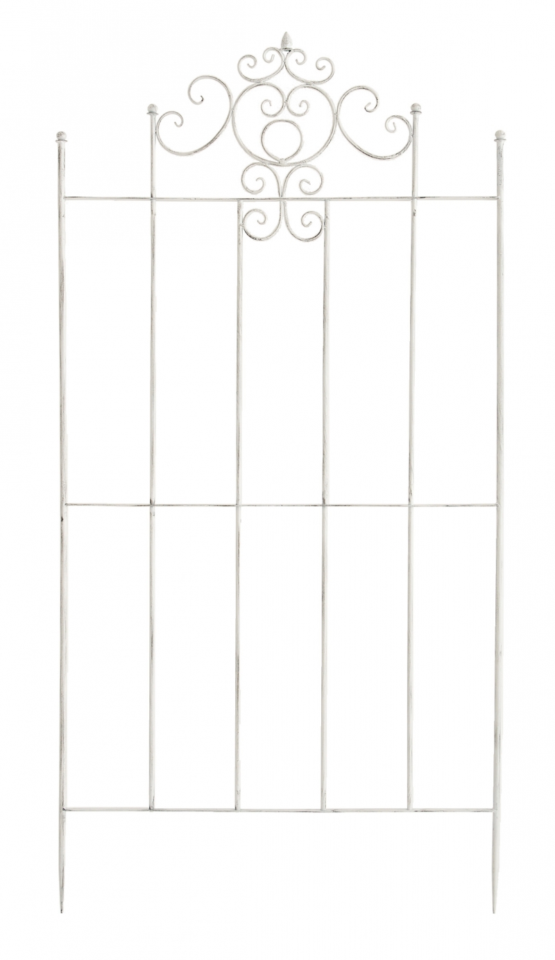 Mřížka na popínavé rostliny Paula - 180 x 85,5 cm - Bílá antik