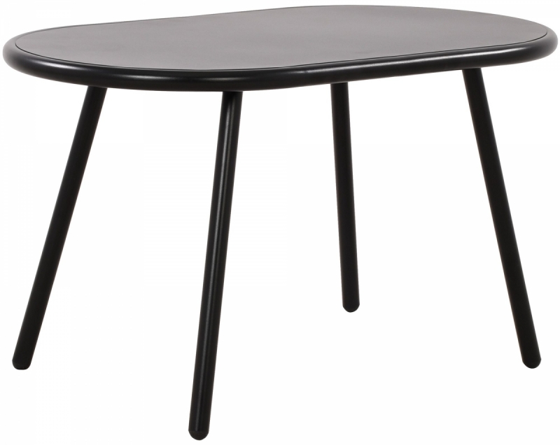 Konferenční stolek Velva - v45 x 80 x 45 cm - Černá