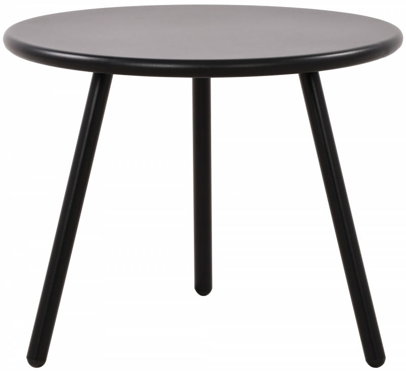 Konferenční stolek Berea - v40 x Ø50 cm - Černá