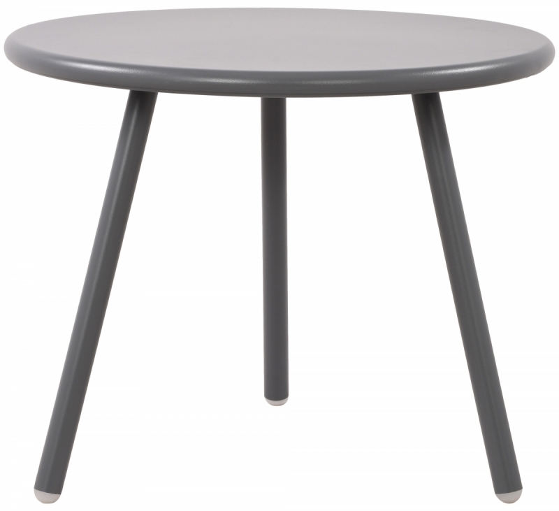 Konferenční stolek Berea - v40 x Ø50 cm - Tmavě šedá