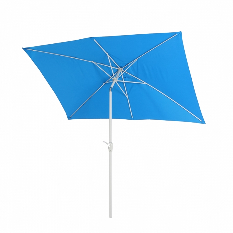 Slunečník N23 2x3m - polyester/hliník - modrá
