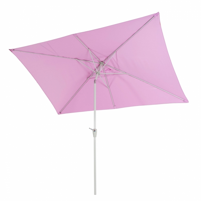 Slunečník N23 2x3m - polyester/hliník - lila