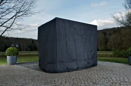 Obal na zahradní nábytek, ochranná plachta 220x150x180, černá