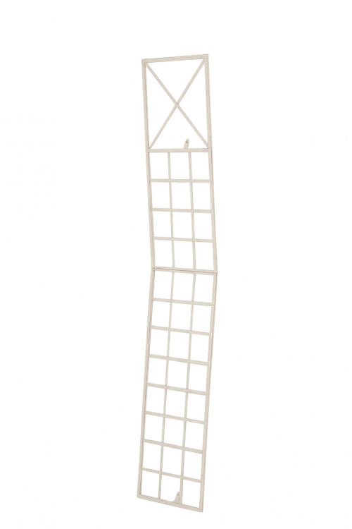 Mřížka na popínavé rostliny Trigo - 198 x 40 cm - Krémová antik