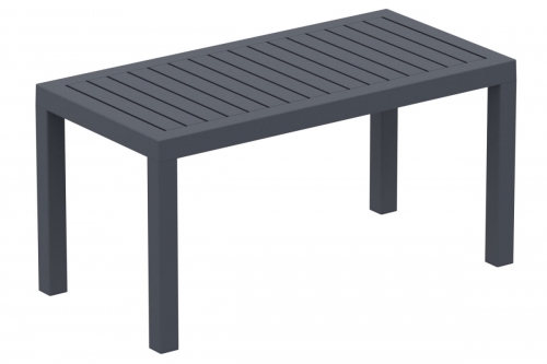 Lounge stůl Ocean ~ v45 x 90 x 45 cm - Tmavě šedá