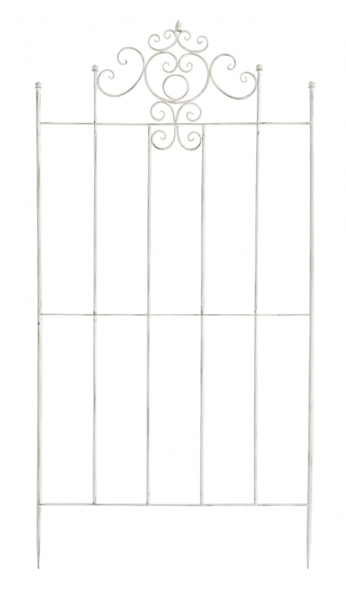 Mřížka na popínavé rostliny Paula - 180 x 85,5 cm - Bílá antik