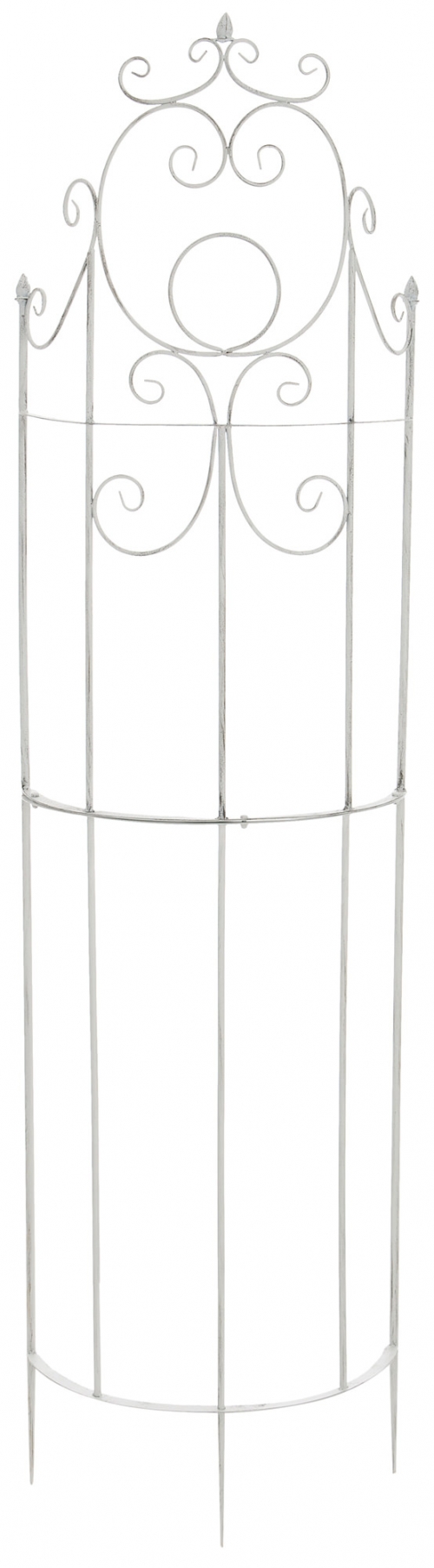 Mřížka na růže GS22699 - 200 x 52,5 x 23 cm - Bílá antik