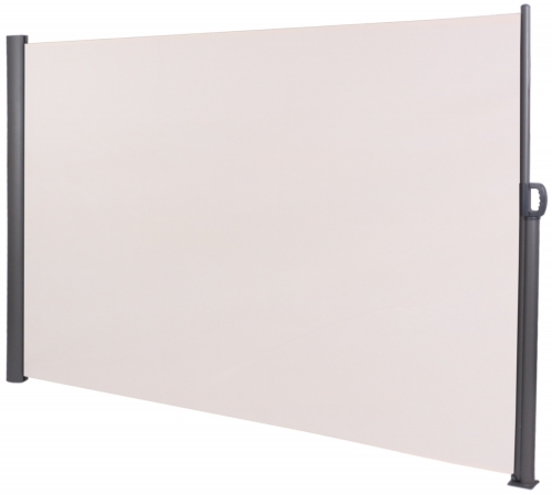 Boční markíza Lovington - 180 x 300 cm, hliník - Krémová