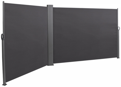 Boční markíza Lovington - 180 x 600 cm, hliník antracit