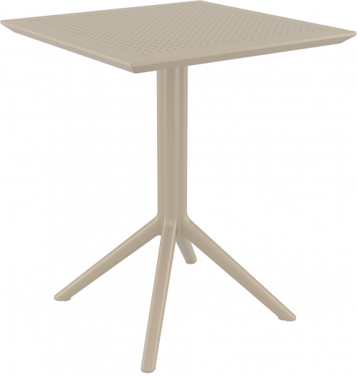 Skládací stůl Sky square 60, čtvercový - taupe