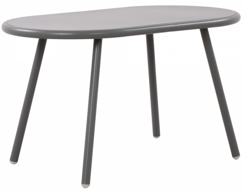 Konferenční stolek Velva - v45 x 80 x 45 cm - Tmavě šedá