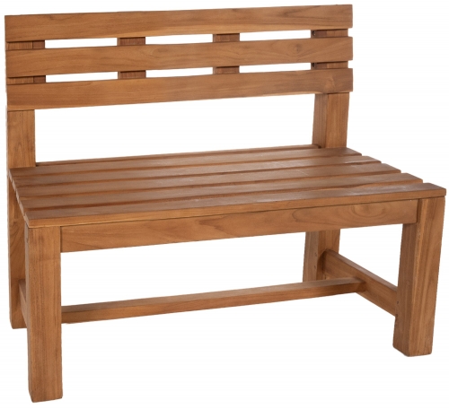 Houpací lavice Augusta dřevo - teak 120 cm
