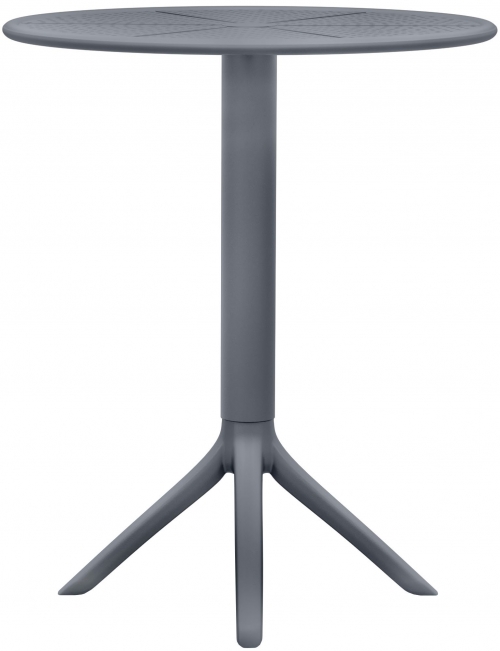 Kulatý stůl Lacota 60 cm - antracitová