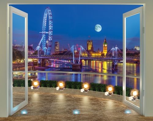 3D tapeta Walltastic - Londýn 305 x 244 cm