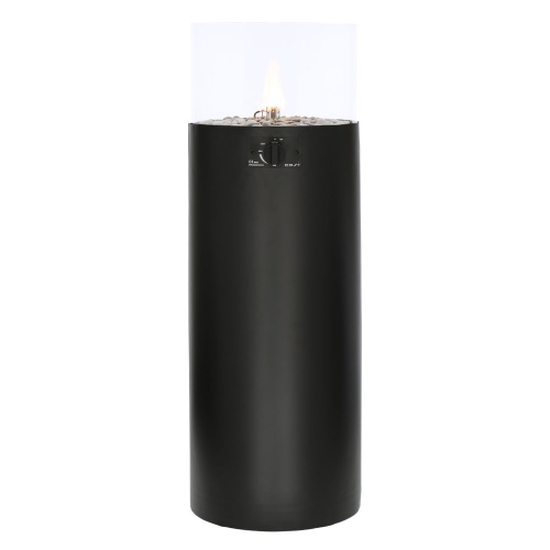 Plynová lucerna COSI Pillar, kov černý ~ Ø36 x výška 106 cm