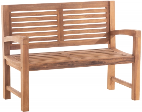 Zahradní lavice Halden Teak ~ dřevo teak,120 cm