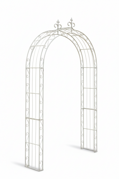 Oblouk na růže Shines  - Bílá antik