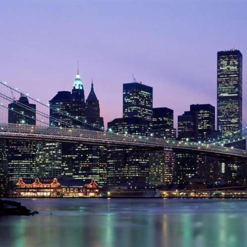Vliesová tapeta Mr Perswall - NY Skyline 360 x 265 cm