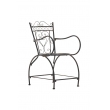 Kovová židle GS11174935 s područkami - Bronzová