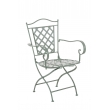 Kovová židle GS13435592 - Zelená antik