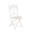 Kovová židle skládací GS11174635 - Krémová antik