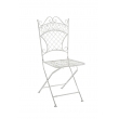 Skládací kovová židle GS11968835 - Bílá antik