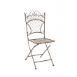 Skládací kovová židle GS11968835 - Hnědá antik