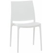 Plastová židle May - Bílá