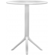 Kulatý stůl Lacota 60 cm - bílá