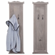 2x věšáková stěna s 3 věšáky 94453 - 109x28x3,5 cm, šedohnědá