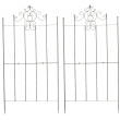2x Mřížka na popínavé rostliny Paula - 180 x 85,5 cm - Zelená antik