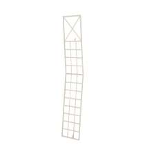 Mřížka na popínavé rostliny Trigo - 198 x 40 cm - Krémová antik