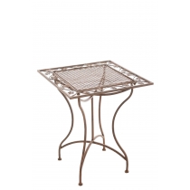 Kovový stůl GS19599 - Hnědá antik