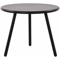 Konferenční stolek Berea - v40 x Ø50 cm - Černá