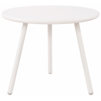 Konferenční stolek Berea - v40 x Ø50 cm - Bílá