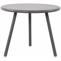 Konferenční stolek Berea - v40 x Ø50 cm - Tmavě šedá