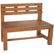 Houpací lavice Augusta dřevo - teak 120 cm
