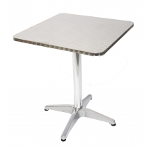 Hlinikový bistro stůl 11356, čtverec - v70 x 60 x 60 cm