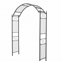 Oblouk na růže Flexi s nastavitelnou šířkou - Černá