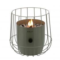 Plynová lucerna COSI Cosiscoop Basket, kov olivová ~ Ø26 x výška 31 cm